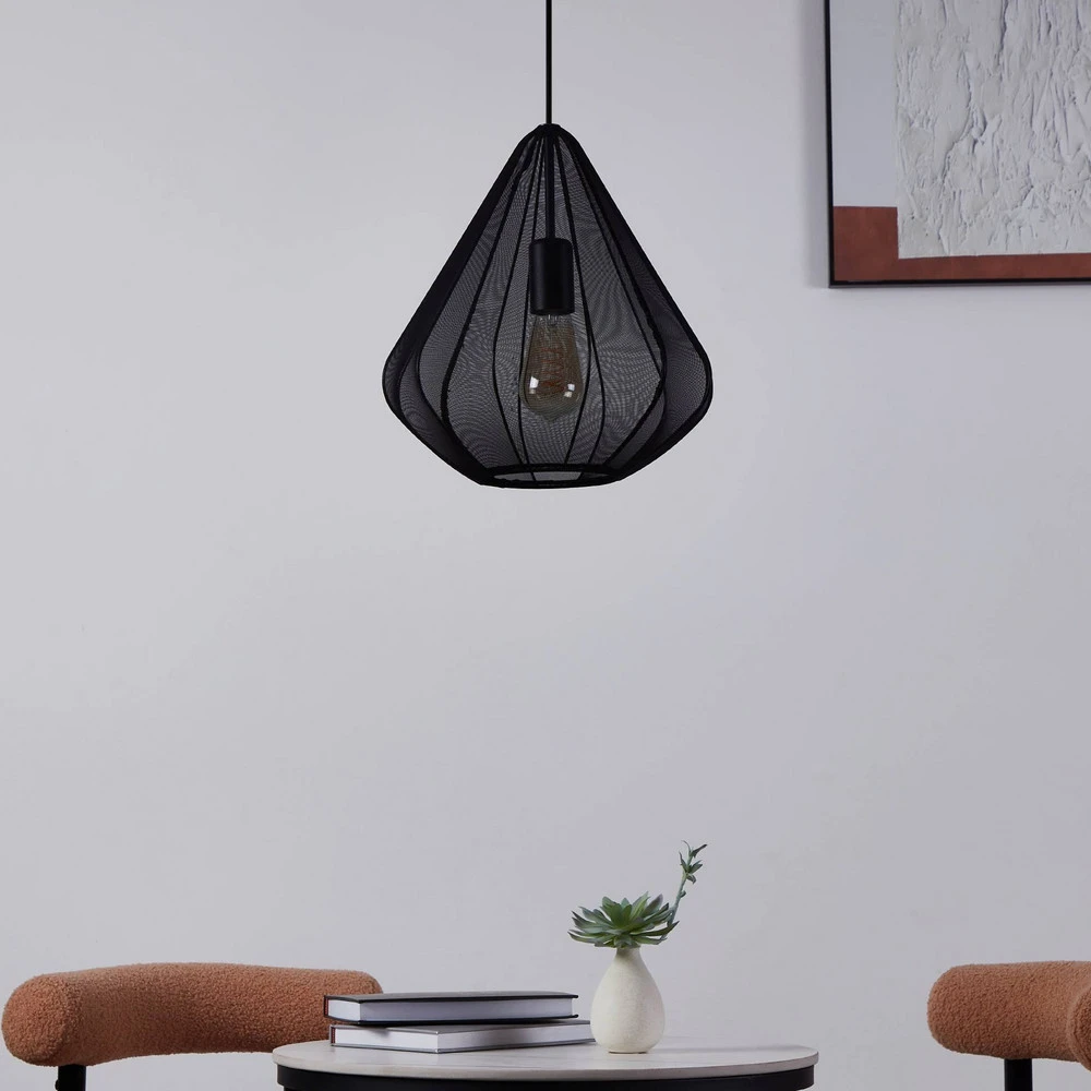 Suspension Dolwen, noir, Ø 33,5 cm pour usage intensif