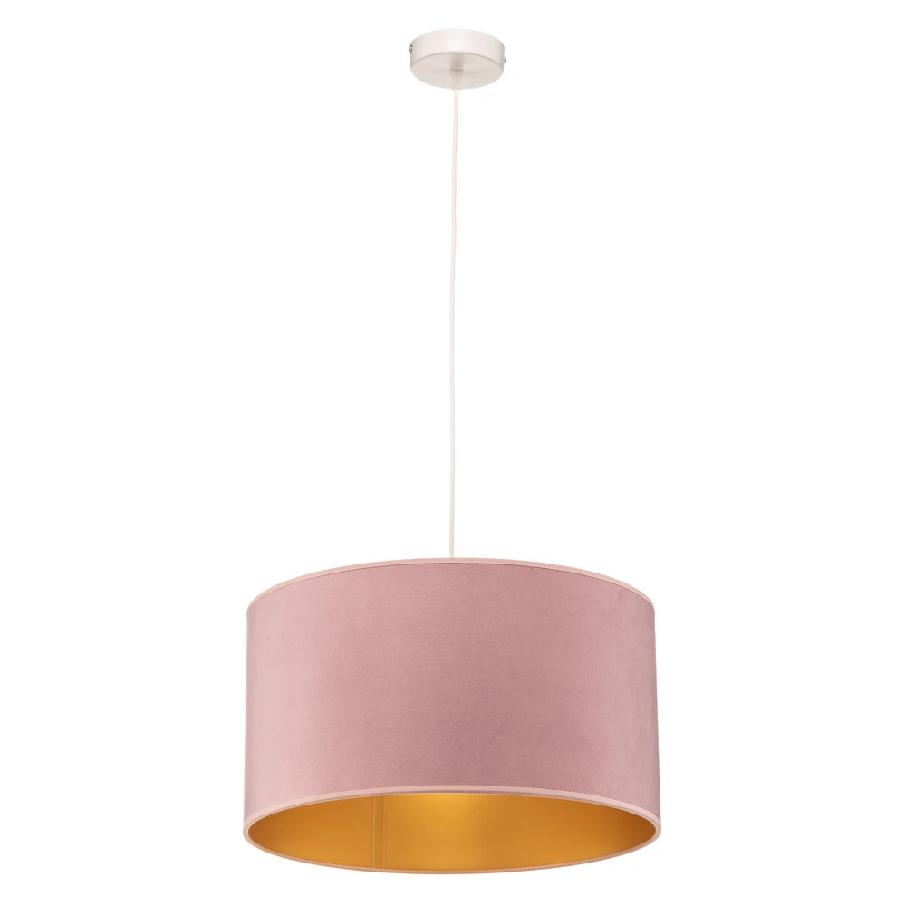 Suspension Golden Roller Ø 40 cm rose évident/dorée avec joints neufs