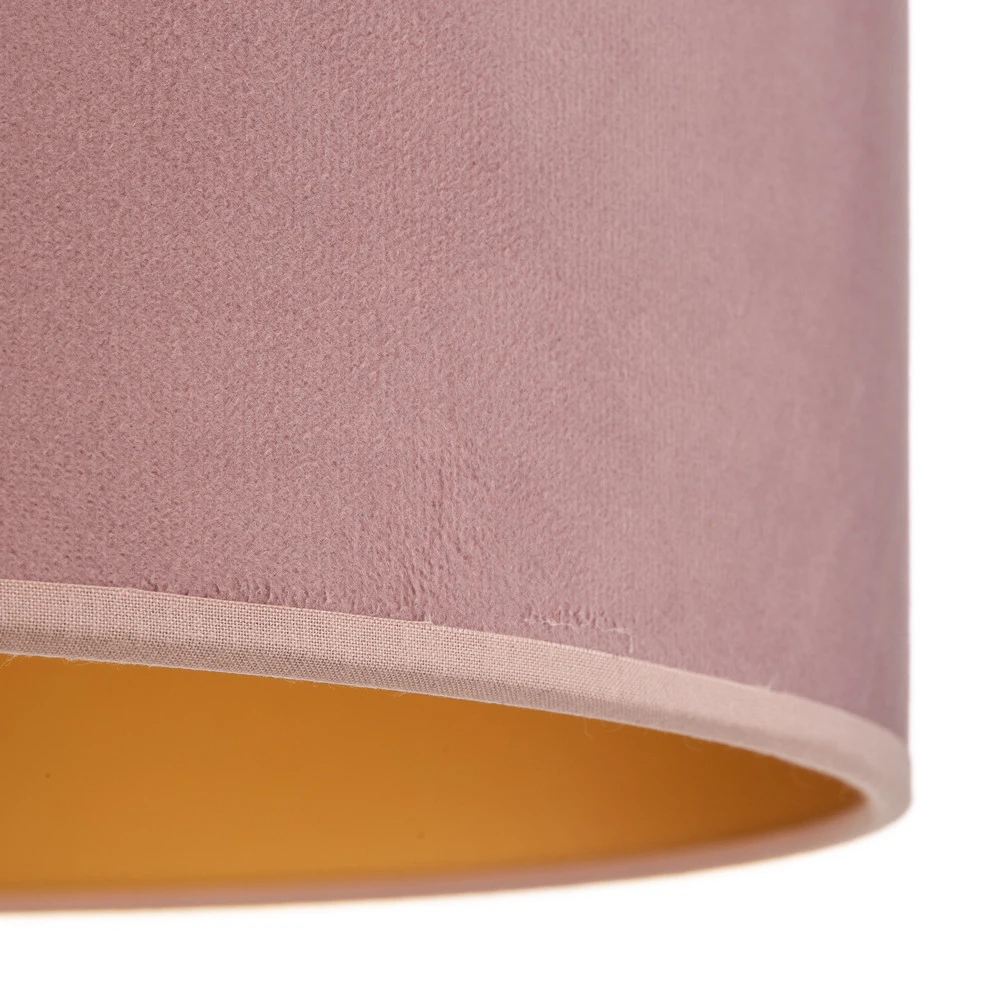 Suspension Golden Roller Ø 40 cm rose évident/dorée avec joints neufs