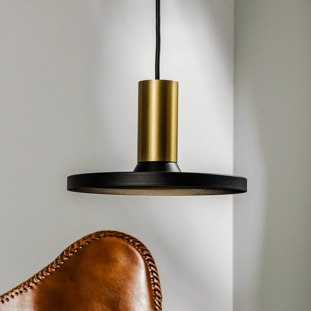 Suspension Hermanos B noir/laiton disque pour remplacement usure