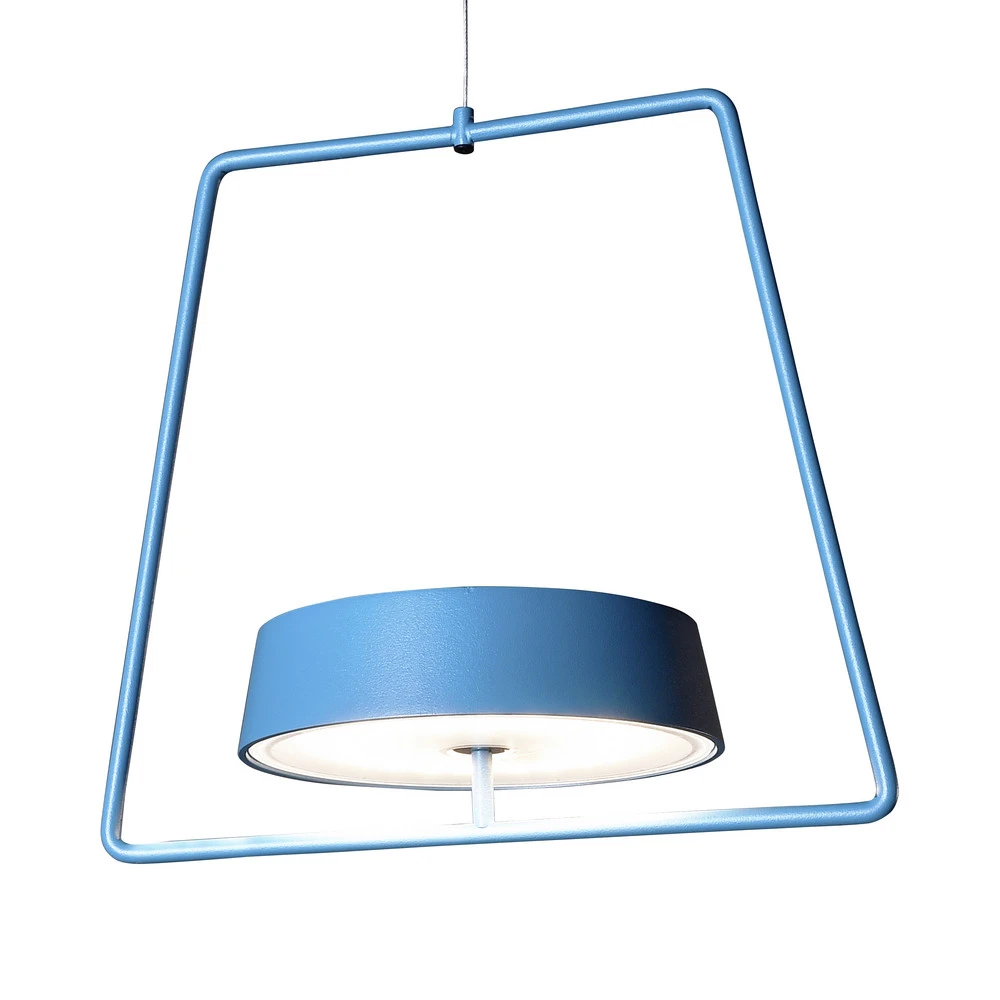 Suspension LED Miram batterie, dimmable bleue pour amélioration performances