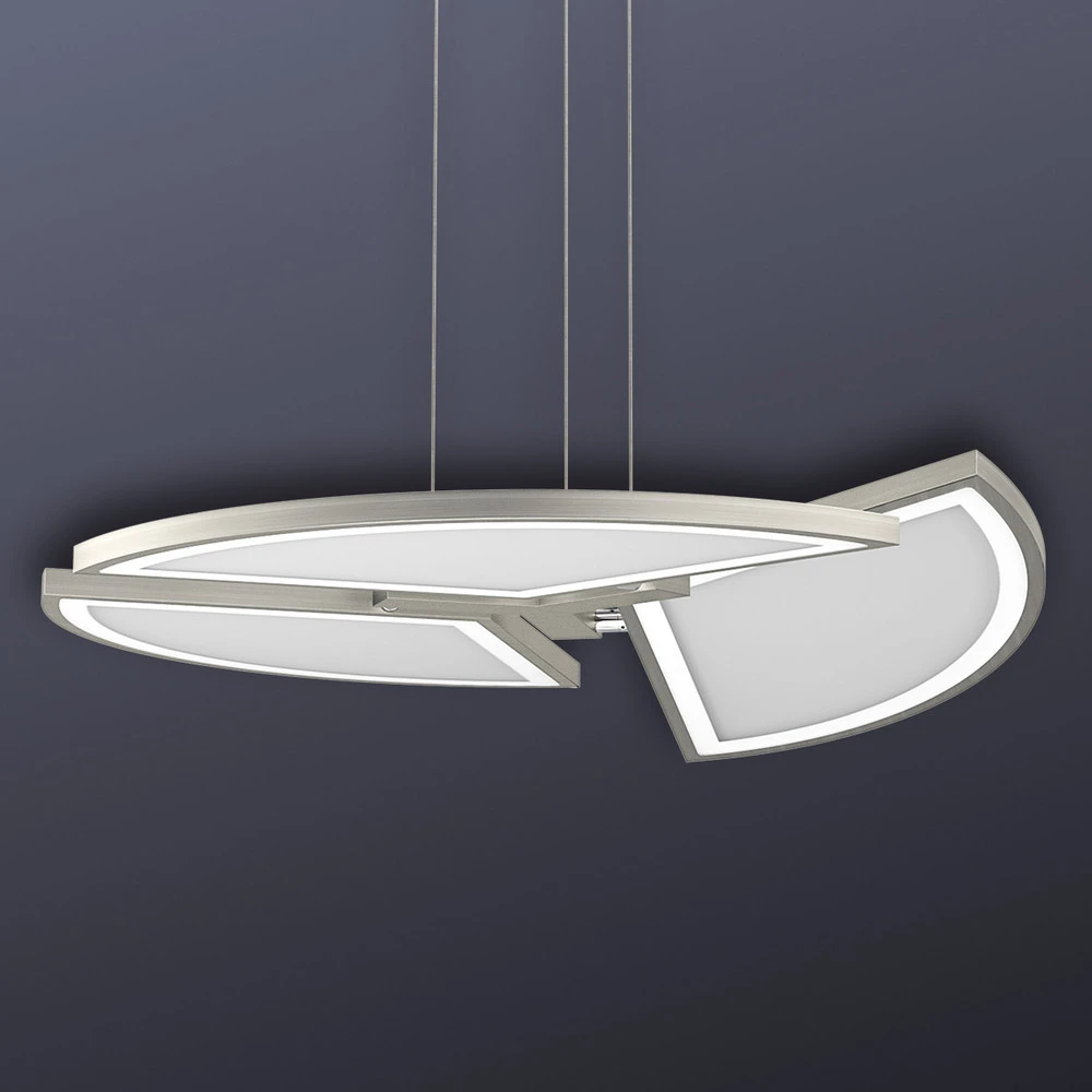 Suspension LED Movil réglable en acier inoxydable