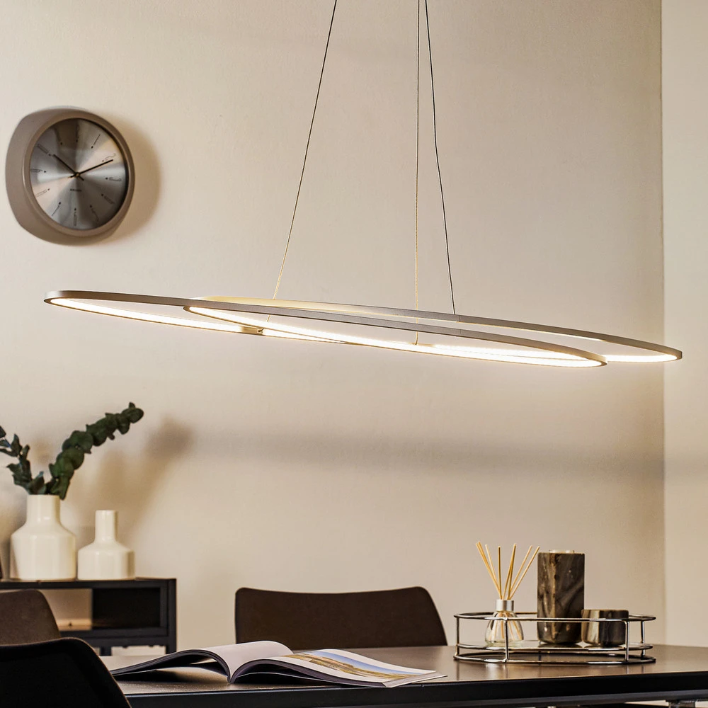 Suspension LED Slight de forme ovale, alu pour amélioration performances