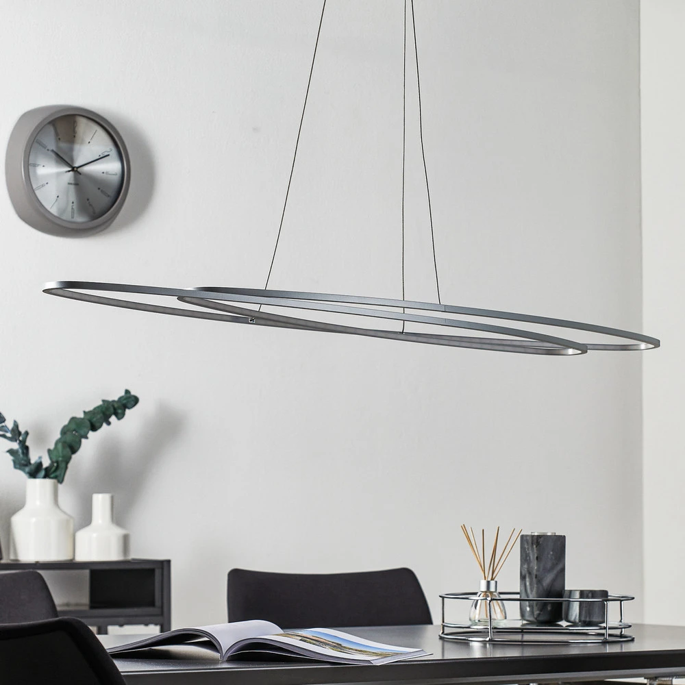 Suspension LED Slight de forme ovale, alu pour amélioration performances