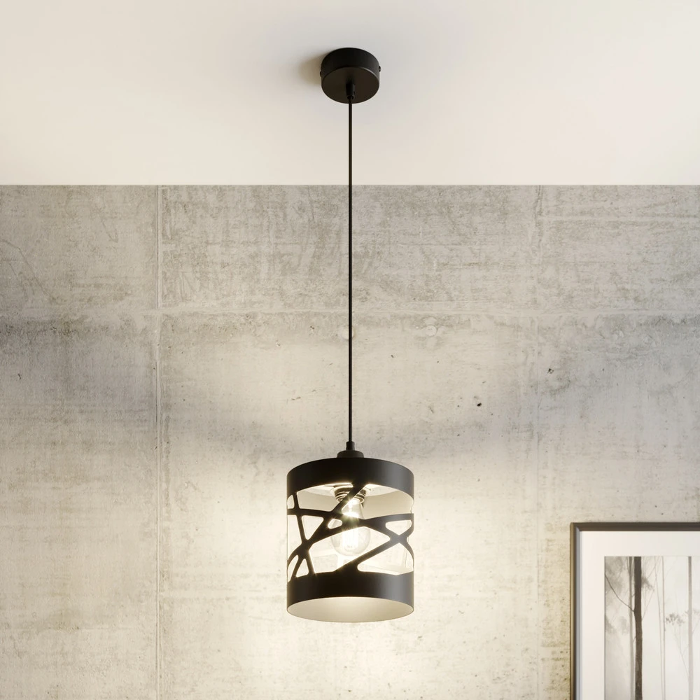 Suspension Modul Frez abat-jour exemple Ø17,5cm noir