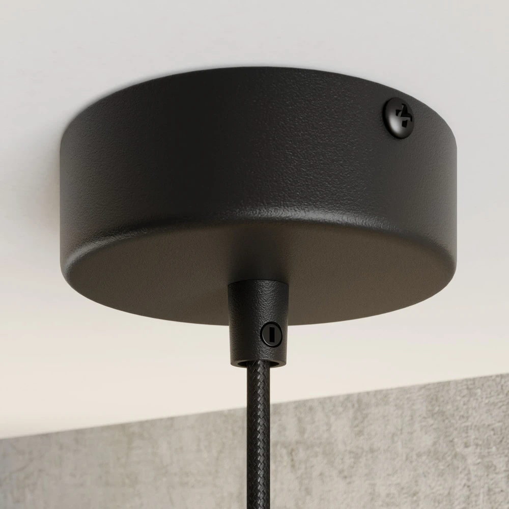 Suspension Modul Frez abat-jour exemple Ø17,5cm noir