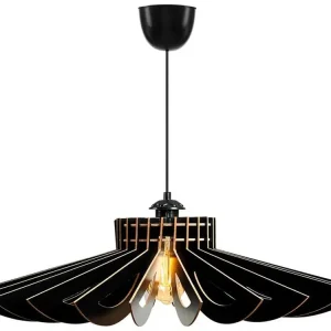 Suspension 45 Cm. Noir, Type E 27 Max 45 - 60 W