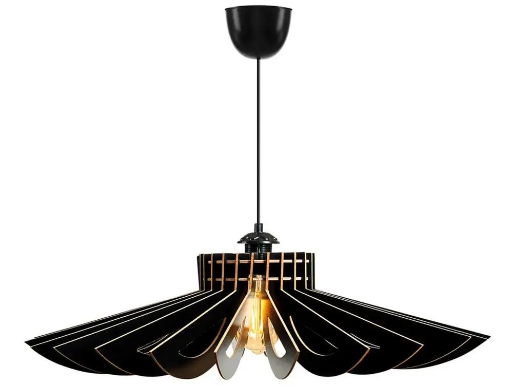 Suspension 45 Cm. Noir, Type E 27 Max 45 - 60 W