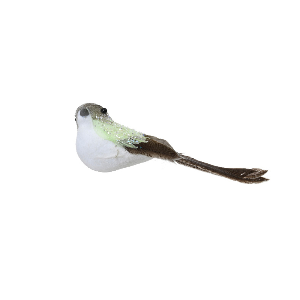 Suspension de Noël : oiseau en mousse pour sapin - 3.5x12xH.4.5cm pour quads utilitaires
