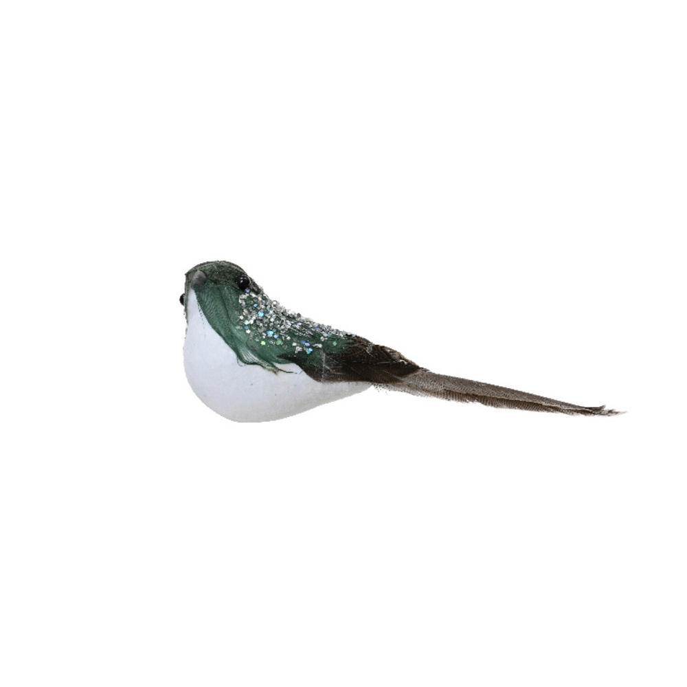 Suspension de Noël : oiseau en mousse pour sapin - 3.5x12xH.4.5cm pour quads utilitaires