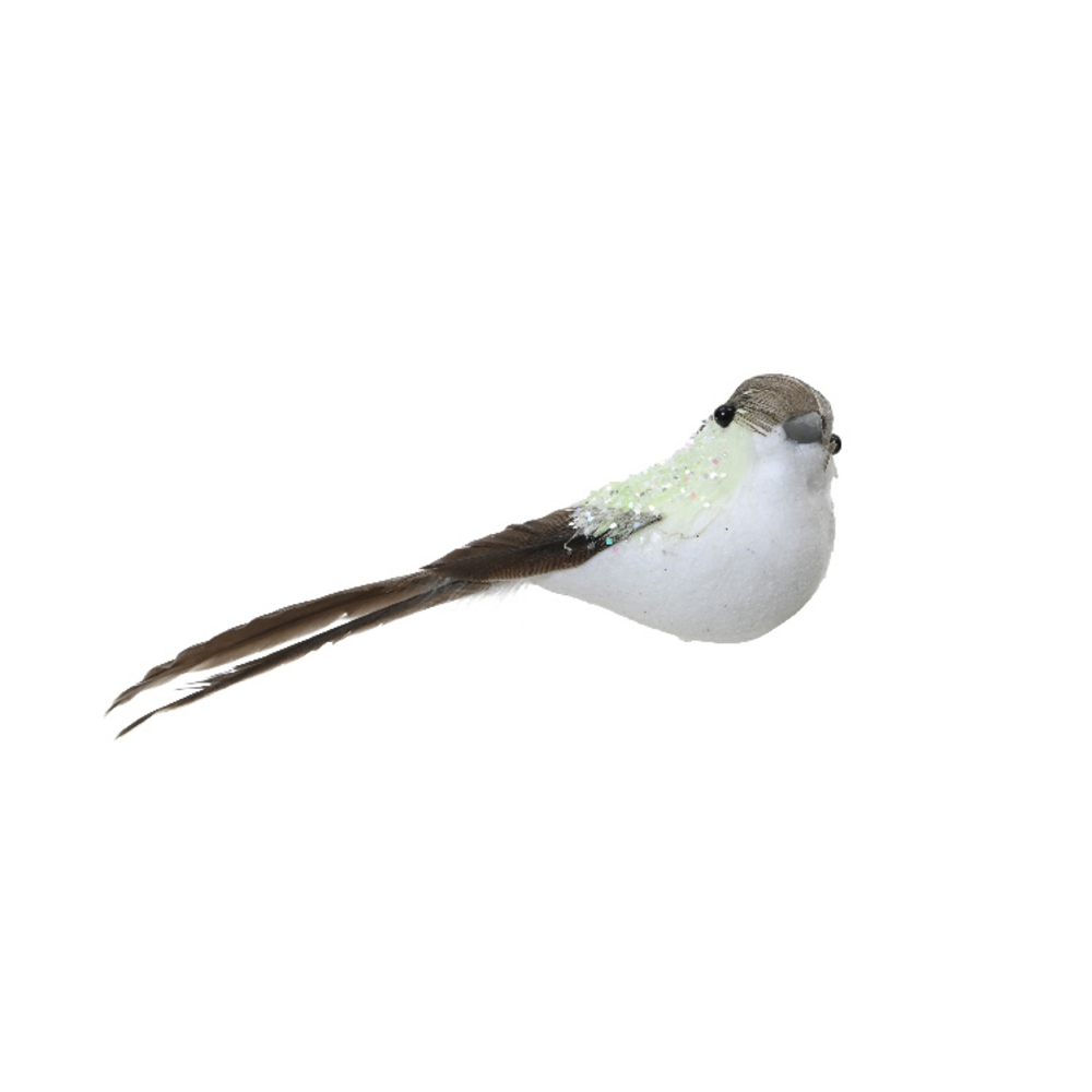 Suspension de Noël : oiseau en mousse pour sapin - 3.5x12xH.4.5cm pour quads utilitaires