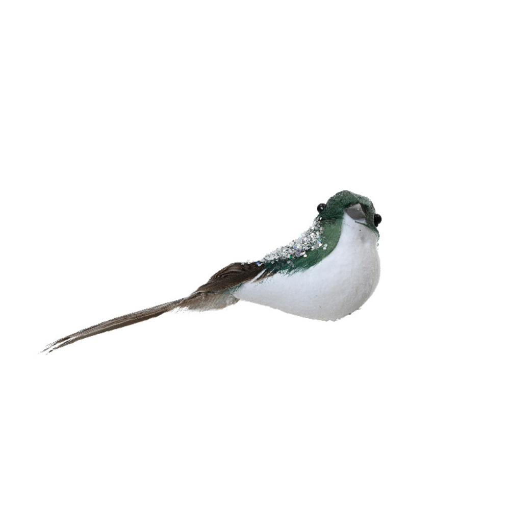 Suspension de Noël : oiseau en mousse pour sapin - 3.5x12xH.4.5cm pour quads utilitaires