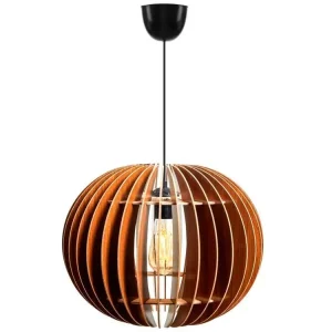 Suspension 70 Cm. Noyer, Type E 27 Max 45 - 60 W