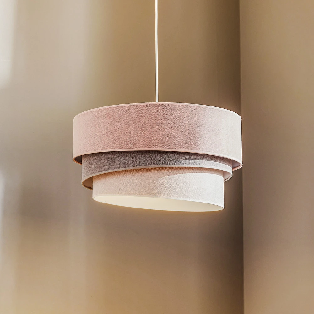 Suspension Pastell Trio rose/gris/gris évident pour remplacement usure