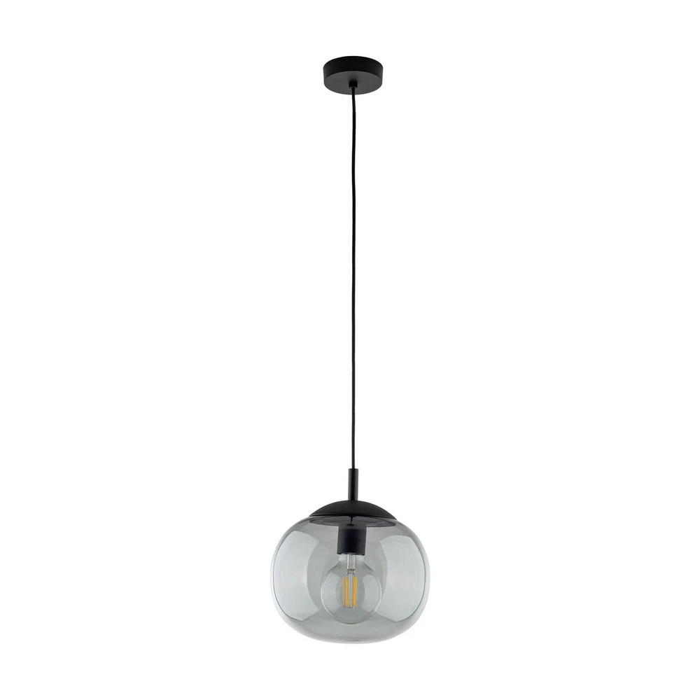 Suspension Vibe, verre gris graphite translucide, Ø 25 cm Compatible avec Honda CRF250