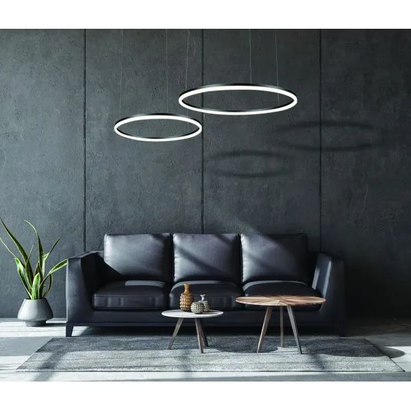 Suspension ZAMBELIS D800 55W DESIGN Noir Mat