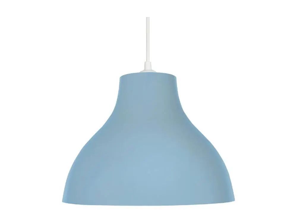 TOSELIA - Suspension dôme métal bleu pour quads utilitaires