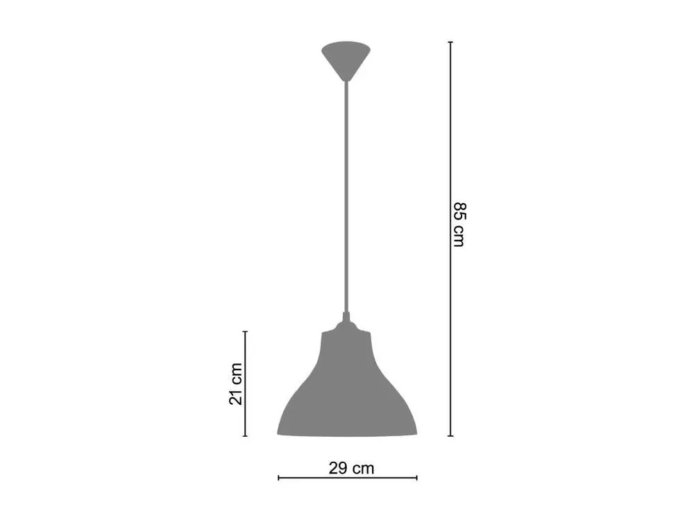 TOSELIA - Suspension dôme métal rose pour amélioration performances