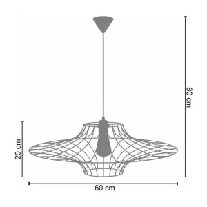 UFO - Suspension géométrique métal aluminium pour remplacement usure
