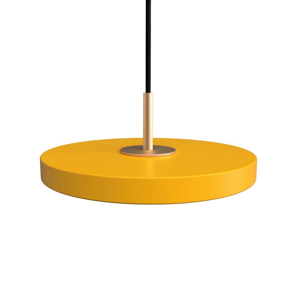 UMAGE Asteria MicroV2 suspension tamisé moutarde en acier inoxydable