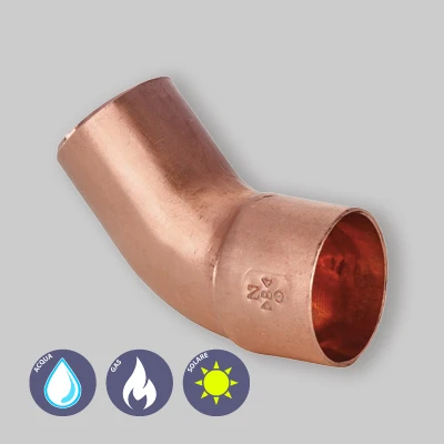 Curva 45° Maschio/Femmina Rame Saldare Ø54X54 Mm