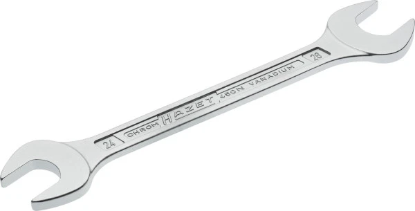 Clé à fourche double Hazet profil hexagonal extérieur 24 x 26 mm 450N-24X26 se fournir à bas prix