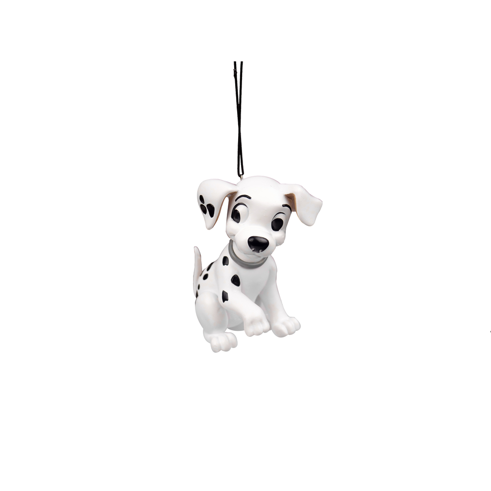 Suspension de Noël : dalmatien, figurine en résine pour sapin - H.9cm