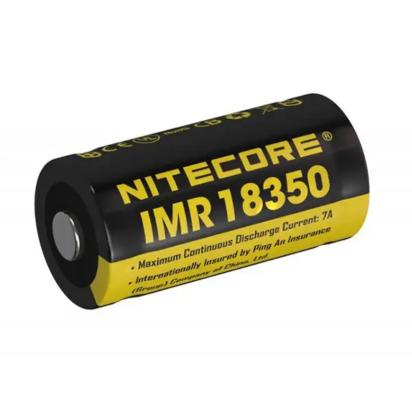 BATTERIE NITECORE 18350 IMR - 700mAh