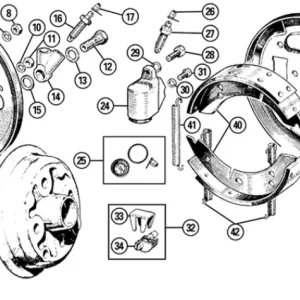 SCREW, RESERVOIR TO MASTER CYLINDER,