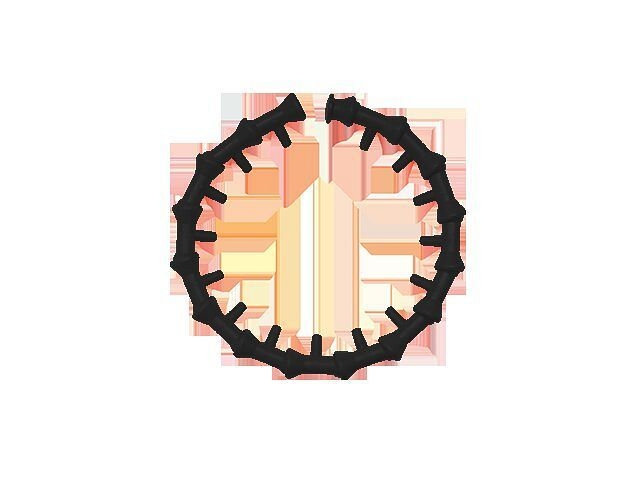 Système d'anneau Loc-Line 1/4 "en noir L41479S se procurer à bas prix