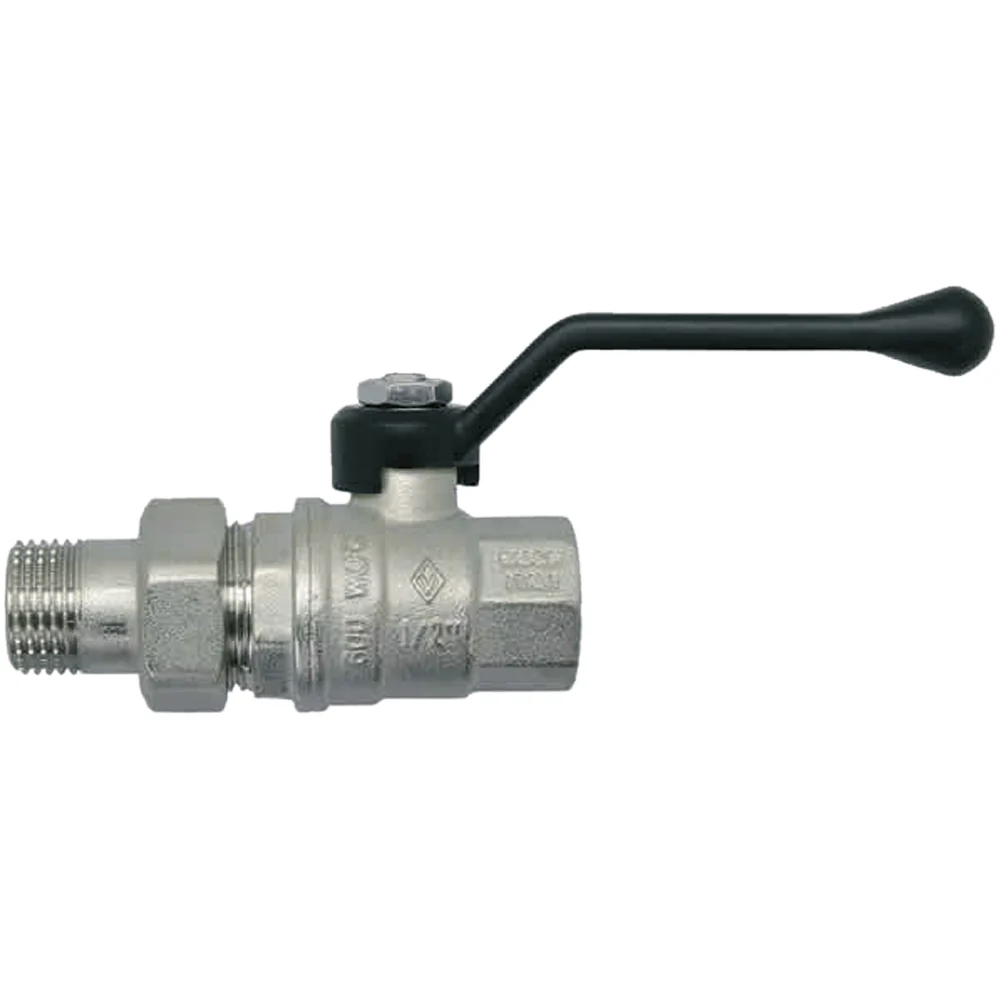 Valvola Sfera P. Totale Femmina Con Bocchettone Leva Bugatti 1"1/2 Dn 40 Pn 30