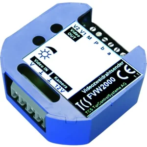 Console de conduite Transmetteur vidéo bifilaire TCS pour le raccordement de caméras d'autres fabricants encastré...