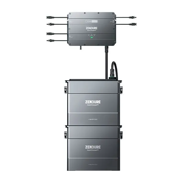 Zendure SolarFlow Set 384 kWh Autonome PV Hub 2000 avec 2 batteries d'extension AB2000 4-01-019875-006 acheter à...
