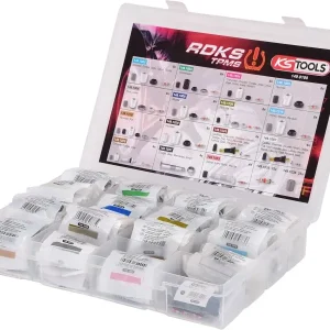 Assortiment de services KS Tools RDKS / TPMS pour réseaus de surveillance de la pression des pneus 150 pièces 149.0100 mag...