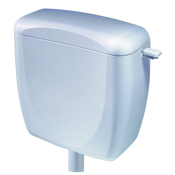 Réservoir de WC PRIMO 28 - alimentation latérale - pratique touche - blanc - SIAMP