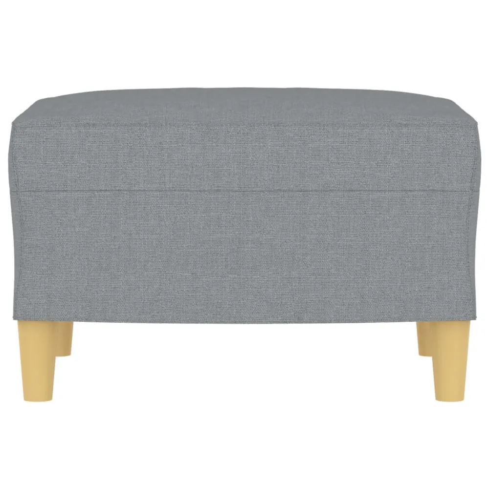 Repose-pieds tabouret 60 x 50 x 41 cm tissu gris DEC030228 (IP54 étanche)