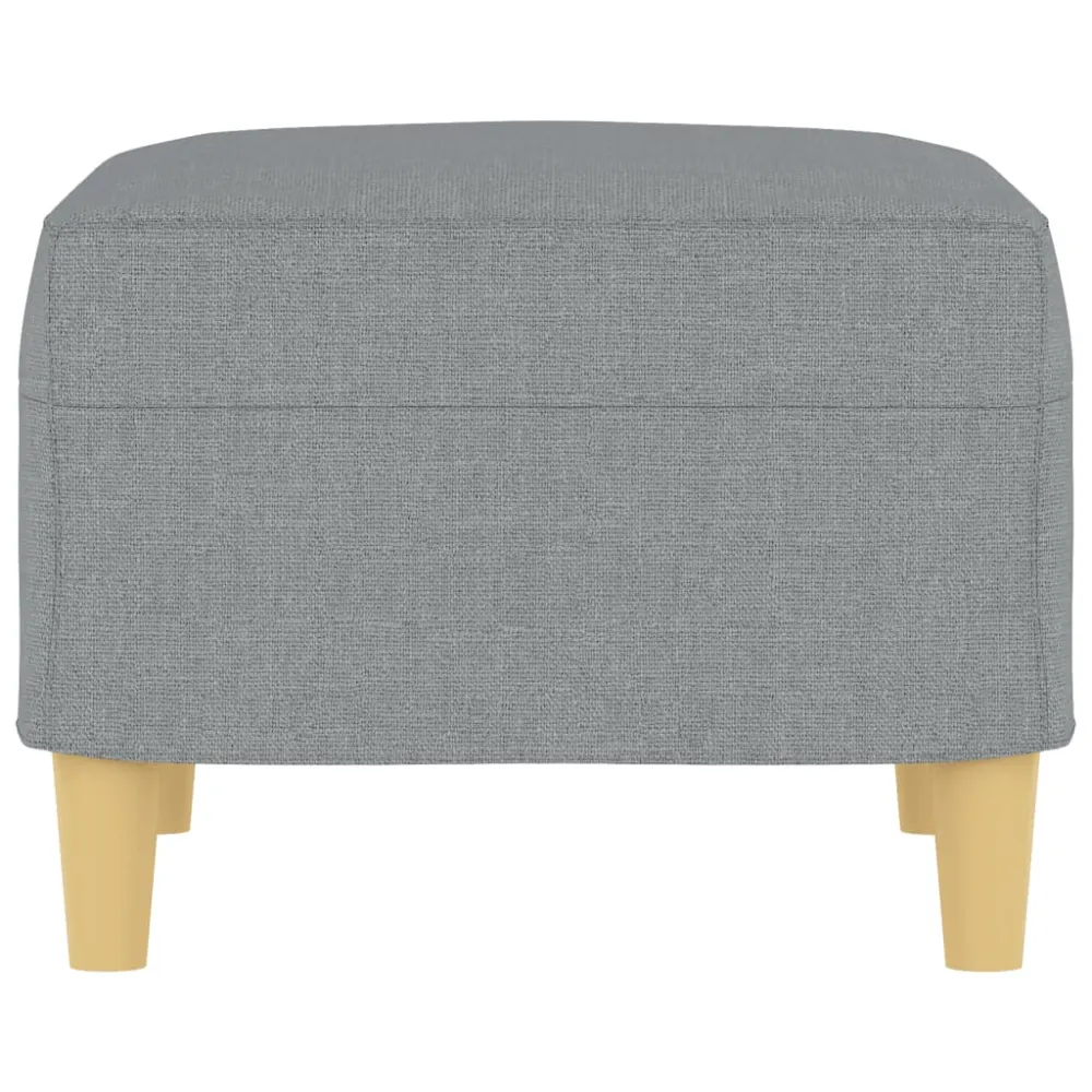 Repose-pieds tabouret 60 x 50 x 41 cm tissu gris DEC030228 (IP54 étanche)
