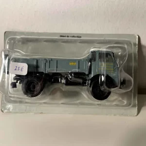 Camion benne Berliet GLB 5B 4x4 gris - Collection Hachette