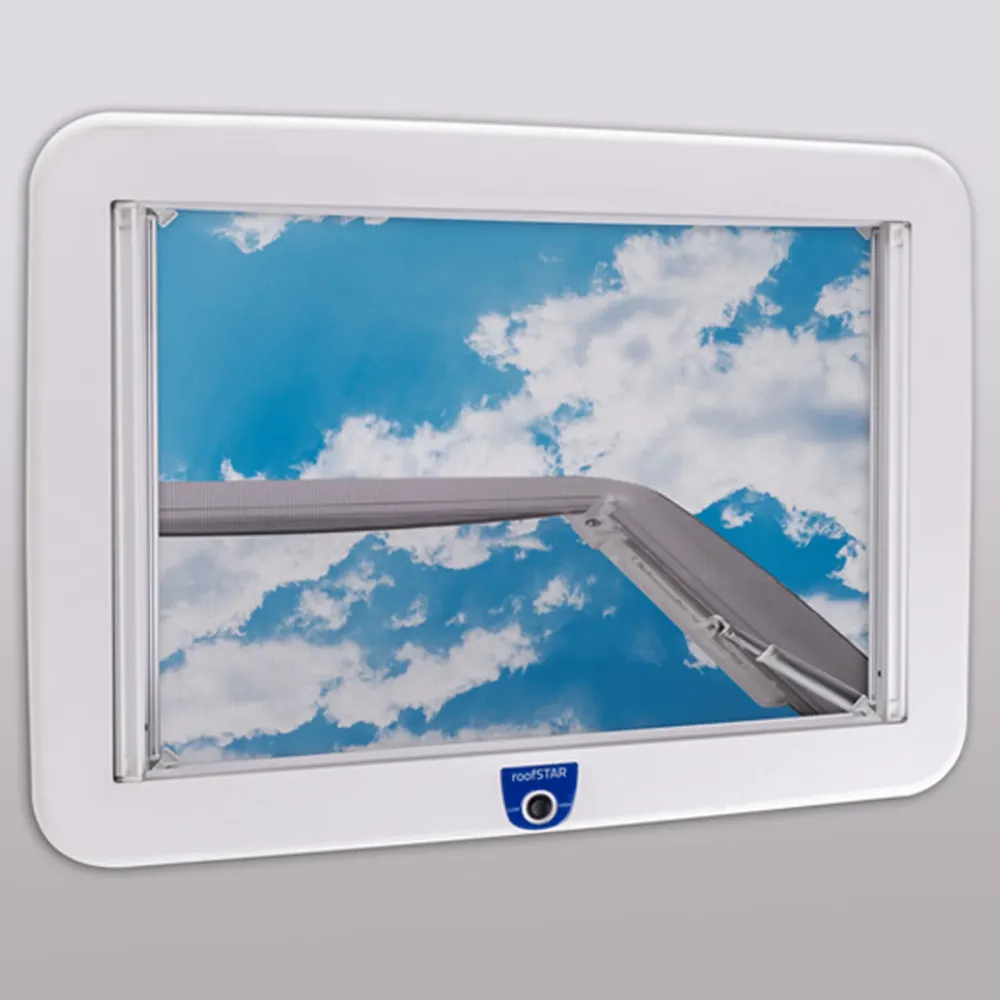 roofSTAR 7 Dachfenster 70x50cm - versch. Modelle - Dachhaube Dachluke Camper compatible avec panneaux 200W