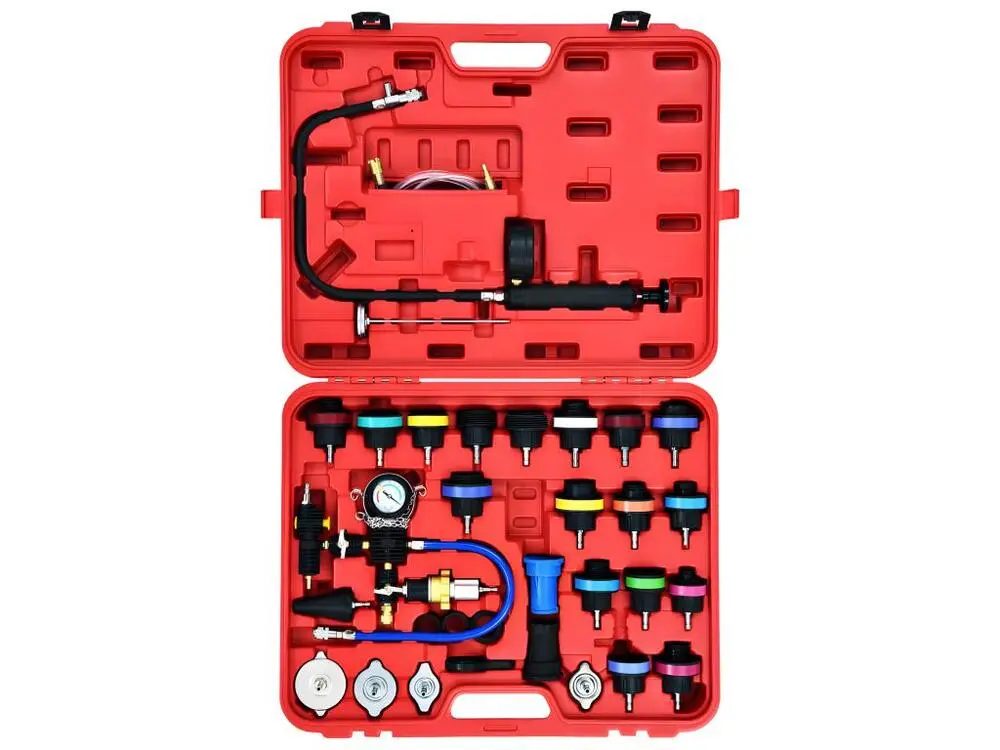 OBD2 Multimarque Testeur de pression pour refroidissement et bouchon 28 pièces 02_0004127