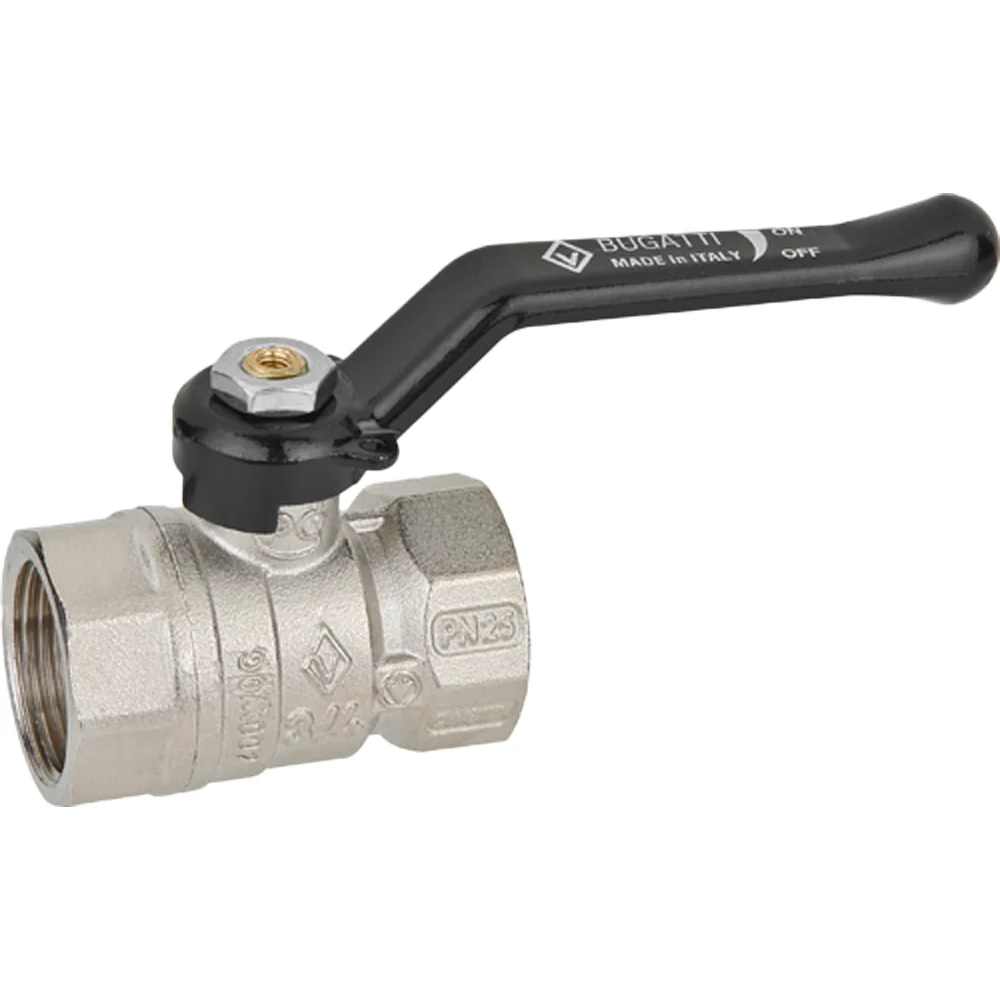 Valvola Sfera P. Conventionnel F-F Leva Alluminio Bugatti 1"1/2 Pn 20