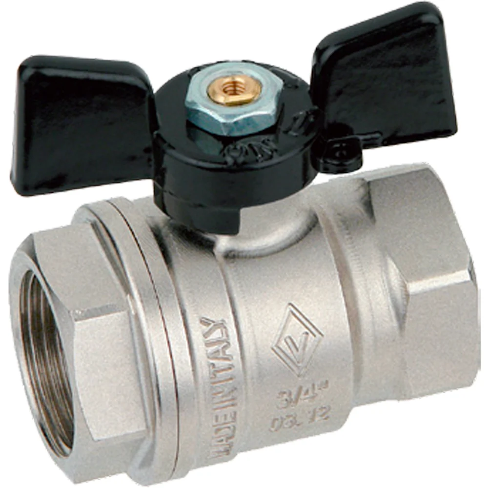 Valvole Sfera P. Totale F-F Farfalla Alluminio Bugatti 3/4" Dn 20 Pn 30 pour Circuit