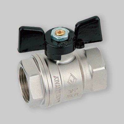 Valvole Sfera P. Totale F-F Farfalla Alluminio Bugatti 1" Dn 25 Pn 30 pour Conducteurs Expérimentés