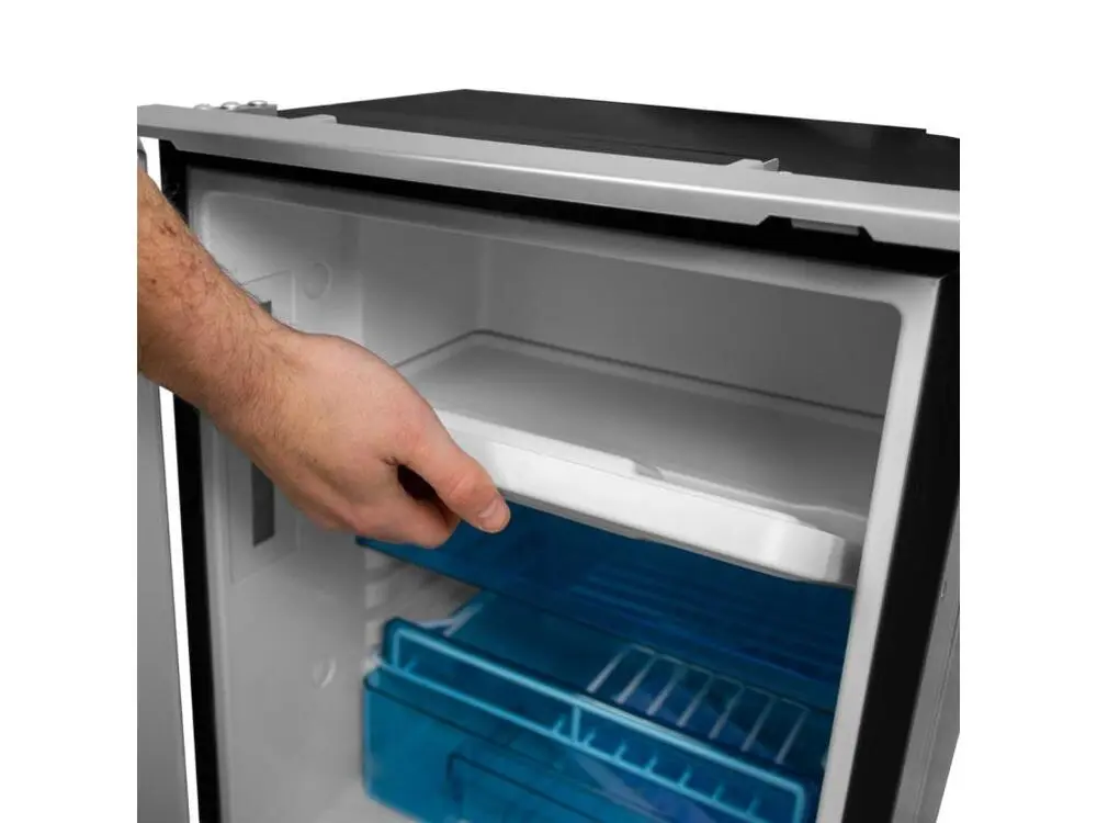 Frigo à Compression 46.5L Camping-Car – Argenté pour habitacle camping-car