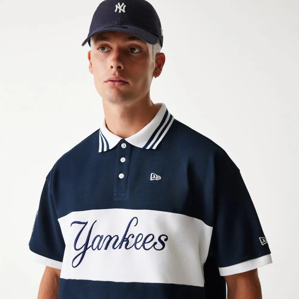 Certifié CE Polo Inedit York Yankees MLB Graphic Bleu Marine Xs