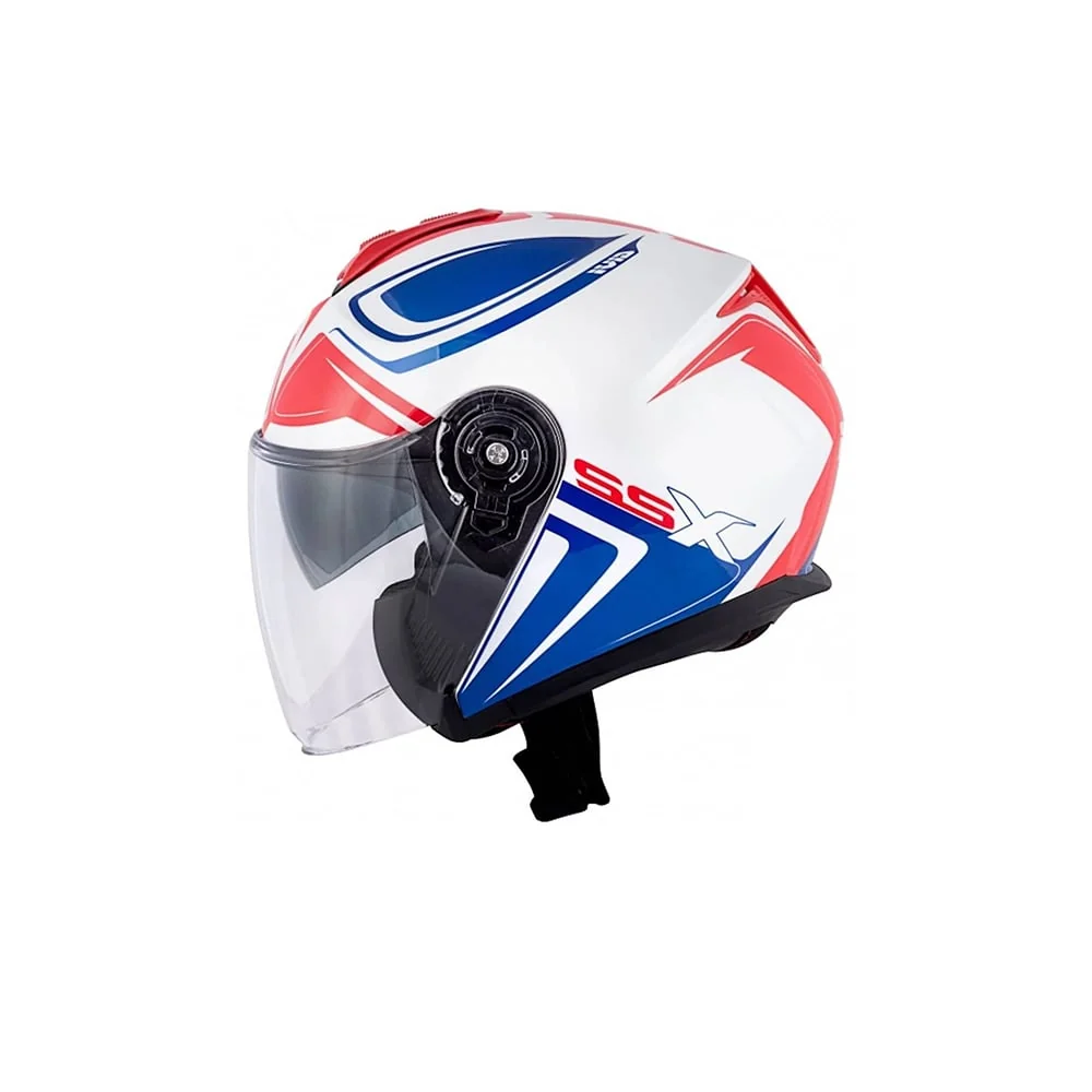 Professionnel GIVI X.22 Planetd Moto Jet Urban Touring Blanc Bleu Rouge