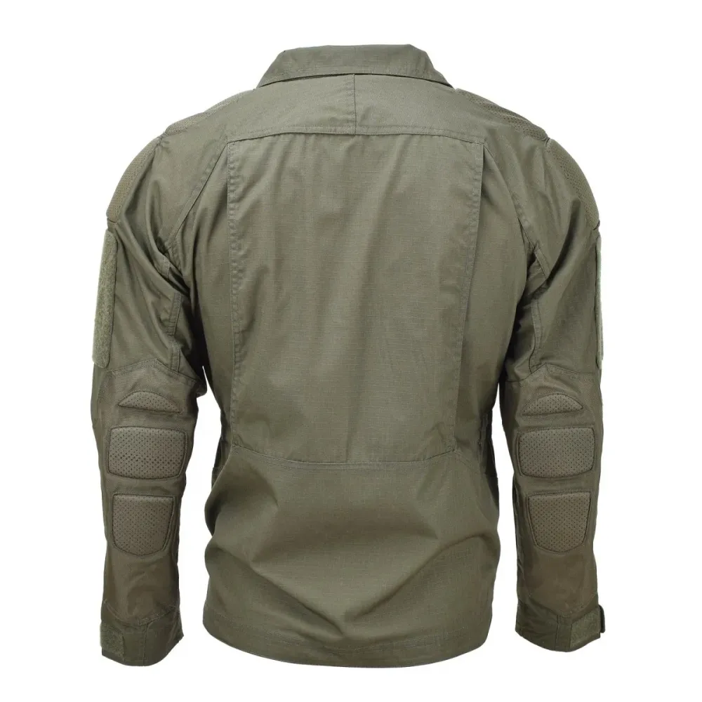 Veste chimère de style militaire de marque Mil-Tec en ripstop vert olive uniforme de combat pour Motoneige
