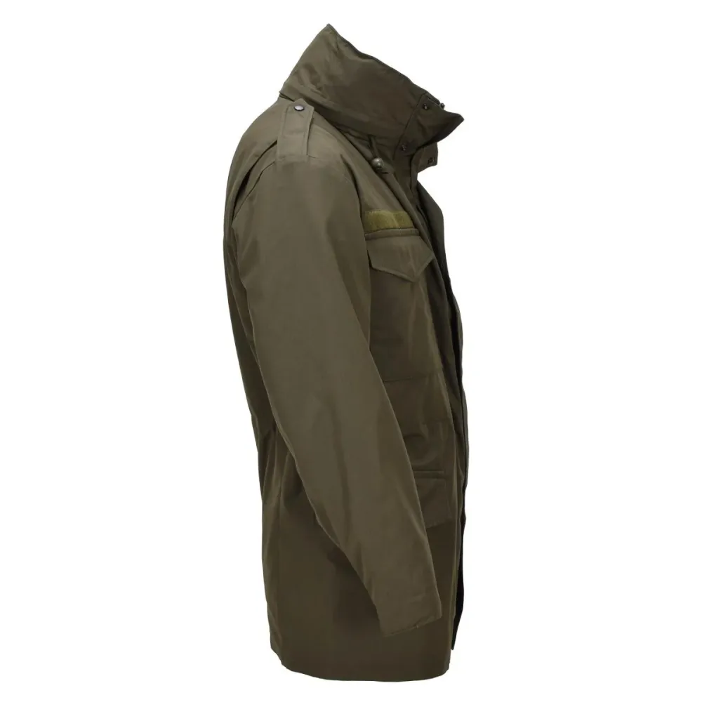 Veste de combat originale autrichienne militaire M65 avec membrane Sympatex imperméable Olive avec Système de verrouillage