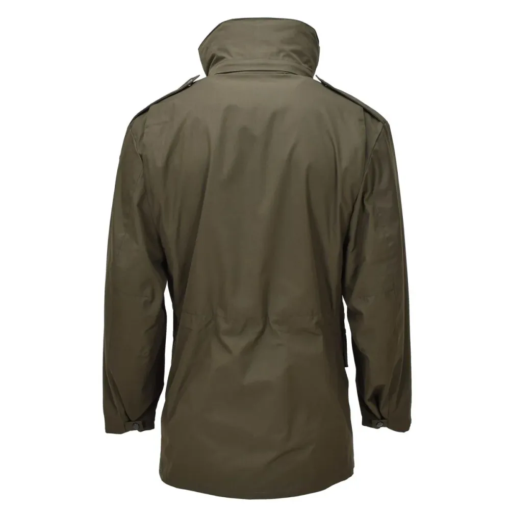 Veste de combat originale autrichienne militaire M65 avec membrane Sympatex imperméable Olive avec Système de verrouillage