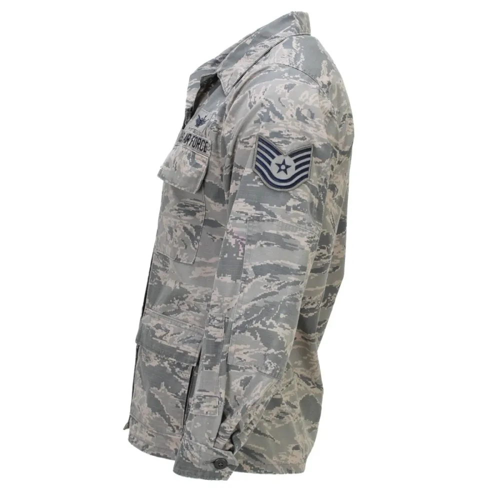 Veste d'uniforme militaire américaine originale pour femme Rip Stop Électronique Tiger Stripe Camo | Résistant aux UV | An...